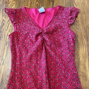 Wrapper Floral Top, size medium